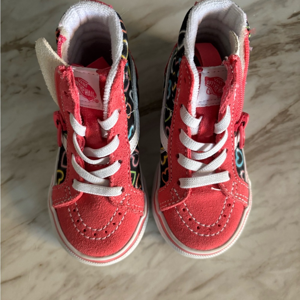 Vans Kids High-Top Sneakers - Pink